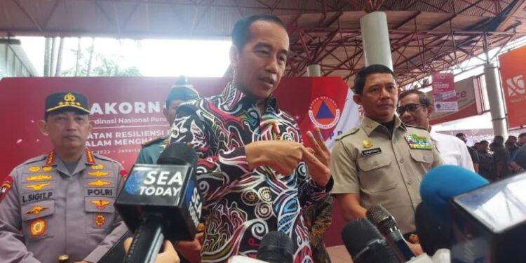 Presiden Joko Widodo menghadiri Rapat Koordinasi Nasional Penanggulangan Bencana di JI-Expo Kemayoran Jakarta, Kamis (2/3/2023) (MASAPNEWS/ANT)