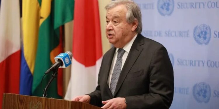 Sekjen PBB Antonio Guterres. Xinhua