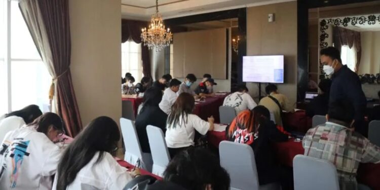 Suasana tes psikologi seleksi nasional (seleknas) menuju pemusatan latihan nasional (pelatnas) cabang olahraga esports SEA Games ke-32 Kamboja 2023. (MASAPNEWS/ANT/HO-PB ESI)