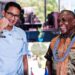 Menteri Pariwisata dan Ekonomi Kreatif Sandiaga Uno melakukan pertemuan dengan Kepala Administrator Pos Lintas Batas Negara (PLBN) Skouw Yan Numberi di Ruang Rapat PLBN Skouw, Jayapura, Papua, Selasa (21/3/2023). (MASAPNEWS/ANT/HO-Humas Kemenparekraf)