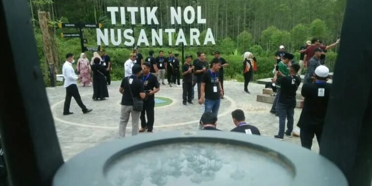 Titik Nol Nusantara di kawasan IKN. (MASAPNEWS/ANT)
