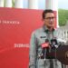 Menteri Pariwisata dan Ekonomi Kreatif (Menparekraf) Sandiaga Uno memberikan keterangan di Kompleks Istana Kepresidenan, Jakarta, Senin (27/3/2023). (MASAPNEWS/ANT)