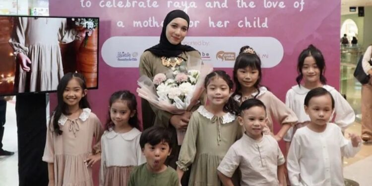 Jenahara Nasution merancang busana koleksi Ramadhan untuk Mothercare (MASAPNEWS/ANT/HO)