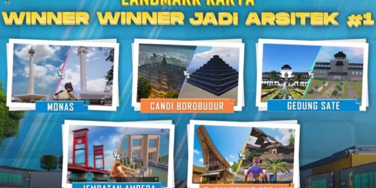 Lima ikon pariwisata Indonesia yang hadir di PUBG Mobile. (MASAPNEWS/ANT/HO/PUBG Mobile)