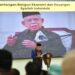Wapres RI Ma'ruf Amin berbicara saat memberikan kuliah umum sekaligus peluncuran buku "Ma'ruf Amin: Bapak Ekonomi Syariah Indonesia" di Universitas Islam Negeri (UIN) Ar-Raniry, Banda Aceh, Provinsi Aceh, Kamis (30/3/2023). (MASAPNEWS/ANT/HO-BPMI Setwapres)