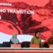 Ketua Dewan Komisioner OJK Mahendra Siregar (dua kanan) dalam konferensi pers Financing Transition in ASEAN di Kabupaten Badung, Bali, Kamis (30/03/2023). (MASAPNEWS/ANT)