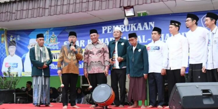 Acara Syiar Ramadhan Al-Khairiyah di halaman kompleks Al-Khairiyah, Citangkil, Kota Cilegon, Banten, Kamis (30/3/2023). (MASAPNEWS/ANT/HO-MPR)