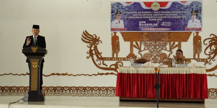 Bupati Gumas Jaya S Monong. (Foto : Diskominfosantik Gumas)