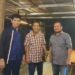 Kepala KCP BRI Kuala Kurun, Agoes S (tengah), bersama Kepala BRI Unit Kuala Kurun Kristianto TRA (kanan) dan Kepala BRI Unit Tewah Fick Siyo Erdianto. (GCM/MN-3)