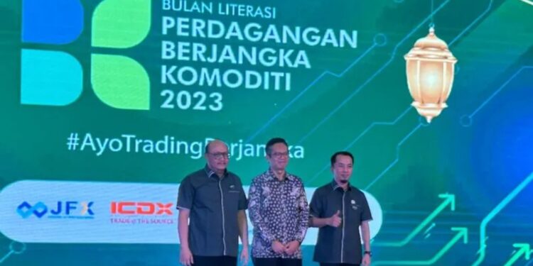 Kepala Badan Pengawas Perdagangan Berjangka Komoditi (Bappebti) Kementerian Perdagangan (Kemendag) Didid Noordiatmoko saat penutupan Bulan Literasi PBK 2023 di Jakarta, Selasa (4/4/2023). (MASAPNEWS/ANT)