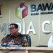 Ketua Bawaslu RI Rahmat Bagja saat menyampaikan keterangan pers di Media Center Bawaslu RI, Jakarta, Kamis (6/4/2023). (MASAPNEWS/ANT)