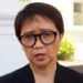 Menteri Luar Negeri Retno Marsudi di lingkungan istana kepresidenan Jakarta, Rabu (12/4/2023). (MASAPNEWS/ANT)