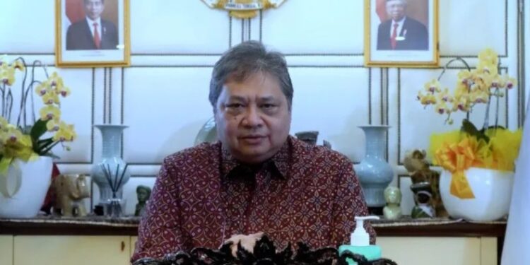 Menteri Koordinator Bidang Perekonomian Airlangga Hartarto dalam rangkaian persiapan pertemuan puncak Gugus Tugas Reforma Agraria (GTRA) Summit 2023, Selasa (11/4/2023). (MASAPNEWS/ANT/HO-KemenkoEkonomi)