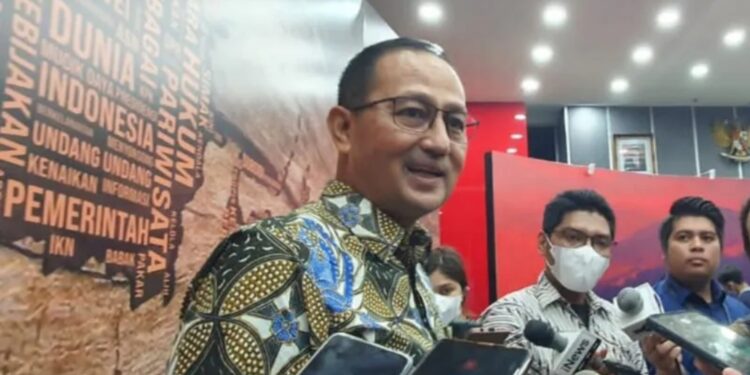 Direktur Jendral Aplikasi dan Informatika (Aptika) Kementerian Komunikasi dan Informatika Semuel Abrijani Pangerapan, Kamis (13/4/2023). (MASAPNEWS/ANT)