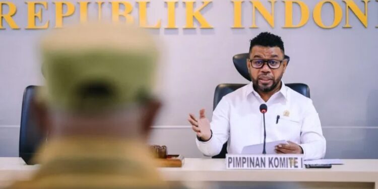 Dokumentasi - Wakil Ketua Komite I DPD RI Filep Wamafma. (MASAPNEWS/ANT/HO-Dokumentasi Pribadi)