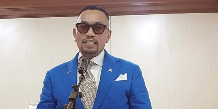 Wakil Ketua Komisi III DPR RI Ahmadâ Sahroni di Gedung Nusantara II DPR RI, Rabu (29/3/2023). (MASAPNEWS/ANT)