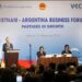 Forum Bisnis Vietnam-Argentina di Hanoi, Vietnam, Kamis (21/2/2019). (MASAPNEWS/ANT)