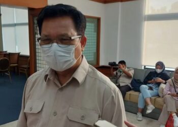 Juru Bicara Kementerian Kesehatan RI Mohammad Syahril saat menyampaikan keterangan kepada wartawan di Gedung Kemenkes RI, Selasa (18/4/2023). (MASAPNEWS/ANT)