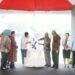 Ketua Umum Kadin Indonesia Arsjad Rasjid (tengah kiri) dalam peluncuran platform pelatihan digital bernama Kadin for Naker (kadinfornaker.id) di Jakarta, Minggu (30/4/2023). (MASAPNEWS/ANT/HO Kadin Indonesia)