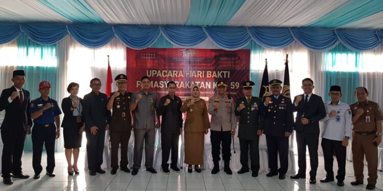 Upacara Peringatan HBP Ke-59 dan Halal Bihalal idul Fitri 1444 H