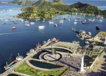 Kawasan Waterfront Marina yang akan digunakan sebagai venue untuk rangkaian acara ASEAN Summit di Labuan Bajo, Nusa Tenggara Timur. (MASAPNEWS/ANT/HO-Kementerian PUPR)