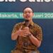 Direktur CELIOS Bhima Yudhistira saat konferensi pers B2B FMCG Indonesia Outlook 2023 di Jakarta, Kamis (19/1/2023). (MASAPNEWS/ANT)