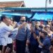 Presiden Joko Widodo menyapa sejumlah warga saat mengunjungi Pasar Natar, Lampung Selatan, Provinsi Lampung, (5/5/2023). (MASAPNEWS/ANT)