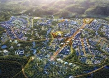 Arsip foto - Desain Kawasan Inti Pusat Pemerintahan atau KIPP Ibu Kota Negara Nusantara di Kalimantan Timur. (MASAPNEWS/ANT/HO-Kementerian PUPR)