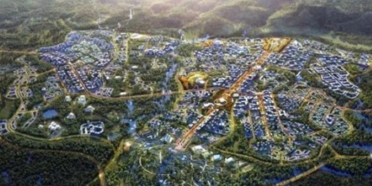 Arsip foto - Desain Kawasan Inti Pusat Pemerintahan atau KIPP Ibu Kota Negara Nusantara di Kalimantan Timur. (MASAPNEWS/ANT/HO-Kementerian PUPR)