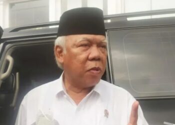 Menteri Pekerjaan Umum dan Perumahan Rakyat (PUPR) Basuki Hadimuljono di Kompleks Istana Kepresidenan, Jakarta, Selasa (2/5/2023). (MASAPNEWS/ANT)