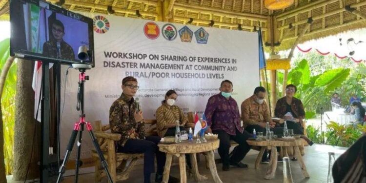 Lokakarya Berbagi Pengalaman Manajemen Bencana di Tingkat Komunitas dan Pedesaan/Rumah Tangga Miskin. (MASAPNEWS/ANT/ HO-Kemenlu)