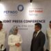 Perwakilan PEFINDO dan S&P Global Ratings resmi menjalin kemitraan melalui akuisisi saham PEFINDO oleh S&P Global Ratings sebesar 15 persen, Jakarta, Senin. (MASAPNEWS/ANT)