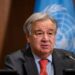 Arsip Foto - Sekretaris Jenderal Perserikatan Bangsa-Bangsa Antonio Guterres menyampaikan pidato pada KTT Ambisi Iklim di markas besar PBB, New York, Sabtu (12/12/2020). (MASAPNEWS/ANT)