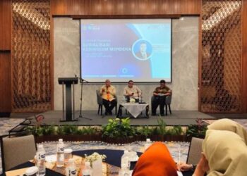 Situasi sosialisasi Kurikulum Merdeka di Masonpine, Bandung Barat, Sabtu (20/5/2023). (MASAPNEWS/ANT)