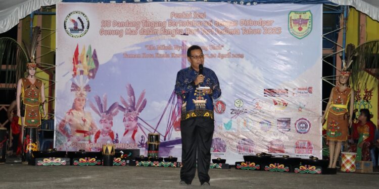 Kepala Disbudpar Kabupaten Gumas, Hansli Gonak. (Foto : Diskominfosantik Kabupaten Gumas)