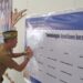 Bupati Gunung Mas Jaya S Monong menandatangani komitmen bersama dukungan terhadap Program Sekolah Penggerak di Kuala Kurun, Senin (12/6/2023). (MASAPNEWS/GCM)
