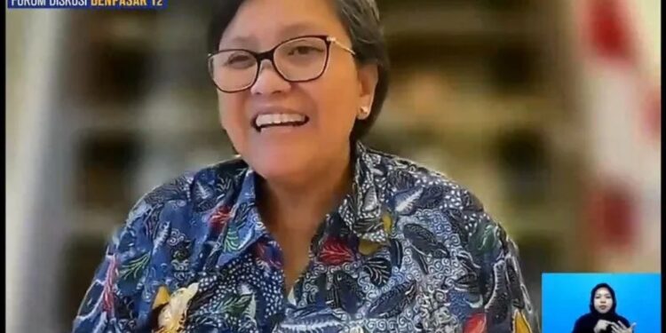 Tangkapan layar - Wakil Ketua MPR RI Lestari Moerdijat saat memberikan sambutan dalam Forum Diskusi Denpasar 12 Edisi Ke-148 bertajuk "Mengantisipasi Hoaks di Tahun Pemilu", sebagaimana dipantau melalui kanal YouTube Rerie Lestari Moerdijat, di Jakarta, Rabu (24/5/2023). (MASAPNEWS/ANT)