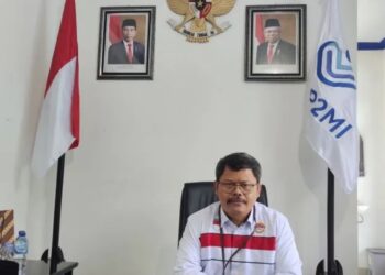 Kepala BP3MI Lampung Jaka Prasetiyono saa dimintai keterangan di Bandarlampung, Senin. (MASAPNEWS/ANT)