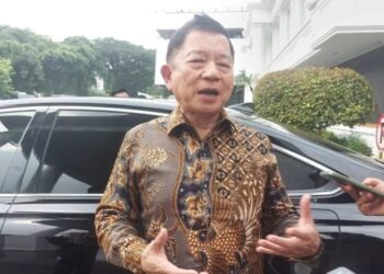 Menteri Perencanaan Pembangunan Nasional (PPN)/Kepala Bappenas Suharso Monoarfa di lingkungan Istana Kepresidenan, Jakarta, Selasa (6/6/2023). (MASAPNEWS/ANT)