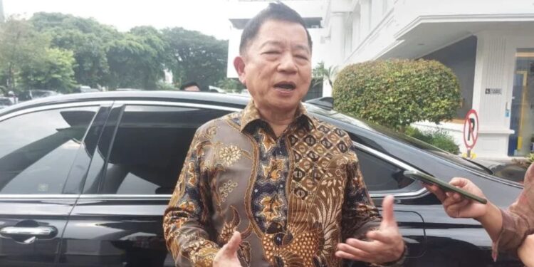 Menteri Perencanaan Pembangunan Nasional (PPN)/Kepala Bappenas Suharso Monoarfa di lingkungan Istana Kepresidenan, Jakarta, Selasa (6/6/2023). (MASAPNEWS/ANT)