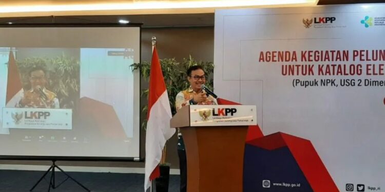 Kepala BKKBN Hasto Wardoyo ketika hadir dalam Peluncuran Konsolidasi Pengadaan Produk Dalam Negeri untuk Katalog Elektronik Tahun Anggaran 2023 di Jakarta, Rabu (7/7/2023). (MASAPNEWS/ANT/HO-BKKBN)