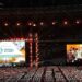 Presiden Joko Widodo dan Wapres Ma'ruf Amin saat menghadiri acara pemecahan rekor dunia Pergelaran Angklung Terbesar Di Dunia, di Stadion Utama Gelora Bung Karno (GBK), Jakarta, Sabtu (5/8/2023). (MASAPNEWS/ANT)