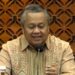 Gubernur Bank Indonesia (BI) Perry Warjiyo menyampaikan Hasil Rapat Dewan Gubernur (RDG) BI Agustus 2023 di Jakarta, Kamis (24/8/2023). (MASAPNEWS/ANT)
