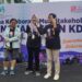 Anggota Komite Nasional Disabilitas (KND) Fatimah Asri Mutmainnah (tengah) berorasi dalam acara Gema Kolaboratif Multistakeholders Menghapuskan KDRT di Ruang Publik yang diikuti di Jakarta, Minggu (15/10/2023). (MASAPNEWS/ANT)