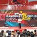 Presiden Joko Widodo memberikan pidato dalam Rapat Kerja Nasional (Rakernas) ke-6 Projo di Jakarta, Sabtu (14/10/2023). (MASAPNEWS/ANT)