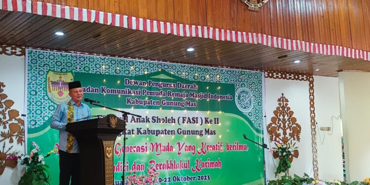 Bupati Gunung Mas, Jaya S Monong. (IST)