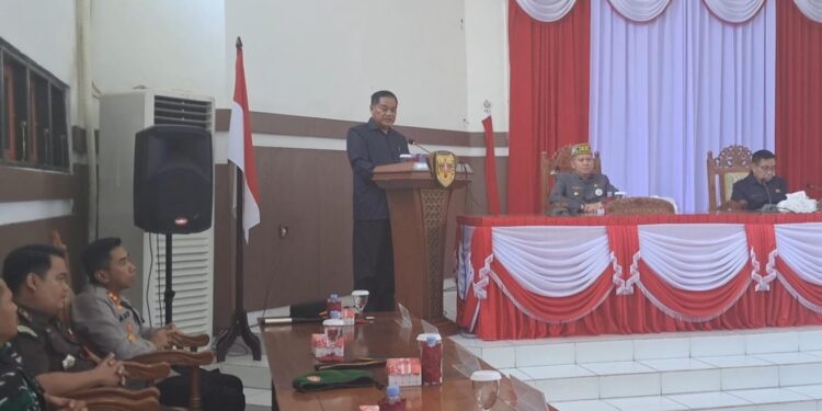 Jubir Fraksi Partai Demokrat DPRD Gunung Mas, Untung Jaya Bangas. (MASAPNEWS/GCM)