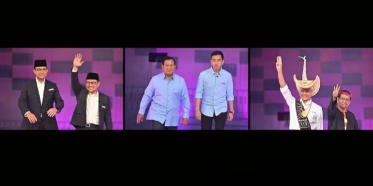 Arsip foto - Tiga calon wakil presiden tampil dalam balutan busana berbeda dalam debat kedua Pemilu 2024 yang berlangsung di Balai Sidang Jakarta Convention Center (JCCC),Jumat malam (22/12/2023). (MASAPNEWS/ANT)