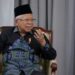 Wakil Presiden Ma'ruf Amin dalam acara Satu Meja The Forum Kompas TV bertajuk “Publik Harus Awasi Pemilu”, yang ditayangkan Rabu (27/12/2023). (MASAPNEWS/ANT/HO-BPMI Setwapres)