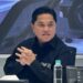 Menteri Badan Usaha Milik Negara (BUMN) Erick Thohir saat menghadiri temu media di Kantor Kementerian BUMN, Jakarta, Selasa (19/12/2023). (MASAPNEWS/ANT)